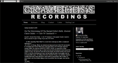 Desktop Screenshot of gracelessrecordings.blogspot.com