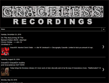 Tablet Screenshot of gracelessrecordings.blogspot.com