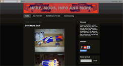 Desktop Screenshot of nerfmodsinfoandmore.blogspot.com