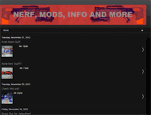 Tablet Screenshot of nerfmodsinfoandmore.blogspot.com