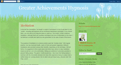 Desktop Screenshot of greaterachievementshypnosis.blogspot.com