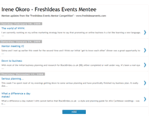 Tablet Screenshot of irenefreshideasevents.blogspot.com