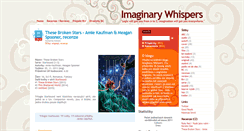 Desktop Screenshot of imaginarywhispers.blogspot.com