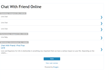 Tablet Screenshot of chatfriendonline.blogspot.com