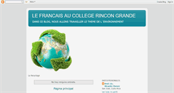 Desktop Screenshot of lefrancaisaucollegerincongrande.blogspot.com