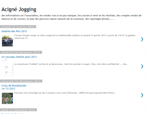 Tablet Screenshot of acignejogging.blogspot.com