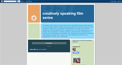 Desktop Screenshot of creativelyspeakingtv.blogspot.com