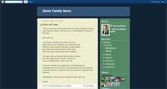 Desktop Screenshot of denisfamilynews.blogspot.com