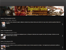 Tablet Screenshot of dignidad-felina.blogspot.com