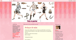 Desktop Screenshot of paty-a-porter.blogspot.com