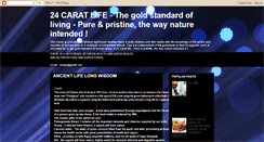 Desktop Screenshot of 24caratlife.blogspot.com