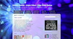 Desktop Screenshot of grosirsticker.blogspot.com
