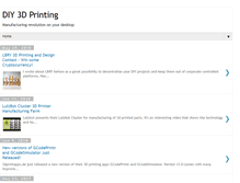 Tablet Screenshot of diy3dprinting.blogspot.com