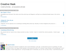 Tablet Screenshot of creativehook.blogspot.com