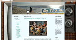 Desktop Screenshot of mytvandme.blogspot.com