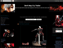 Tablet Screenshot of devil-may-cry-trailer.blogspot.com