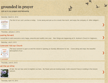 Tablet Screenshot of prayeratstandrews.blogspot.com