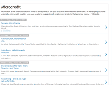 Tablet Screenshot of indiamicrocredit.blogspot.com