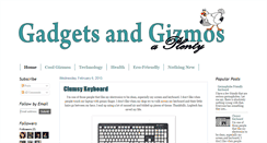 Desktop Screenshot of gadgetsandgizmosaplenty.blogspot.com