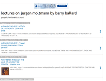 Tablet Screenshot of lecturesonjurgenmoltmann.blogspot.com