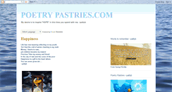 Desktop Screenshot of poetrypastries.blogspot.com