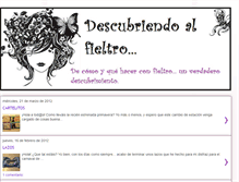 Tablet Screenshot of descubriendoelfieltro.blogspot.com