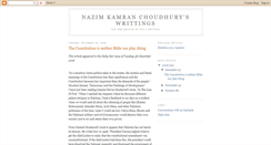 Desktop Screenshot of nazimkamranchoudhury.blogspot.com