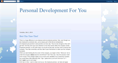 Desktop Screenshot of personaldevelopment4you.blogspot.com