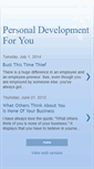Mobile Screenshot of personaldevelopment4you.blogspot.com