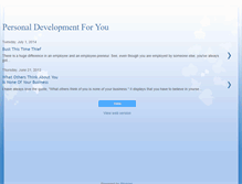 Tablet Screenshot of personaldevelopment4you.blogspot.com