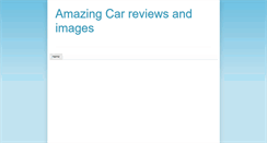 Desktop Screenshot of amazing-carreviews.blogspot.com