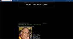 Desktop Screenshot of bio-dalai-lama.blogspot.com