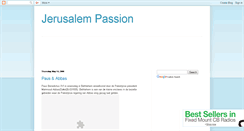 Desktop Screenshot of jerusalempassion.blogspot.com