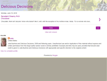 Tablet Screenshot of julia-deliciousdecisions.blogspot.com