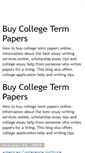 Mobile Screenshot of buy-college-term-papers.blogspot.com