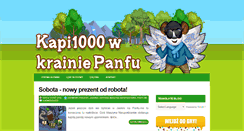 Desktop Screenshot of kapi1000-co-w-panfu-piszczy.blogspot.com
