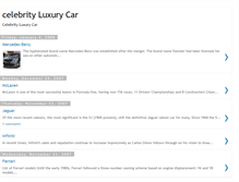 Tablet Screenshot of celebluxurycar.blogspot.com