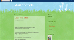 Desktop Screenshot of monenquete.blogspot.com