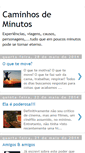 Mobile Screenshot of caminhosdeminutos.blogspot.com