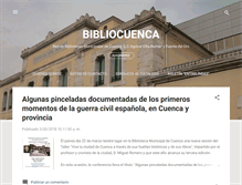 Tablet Screenshot of bibliocuenca.blogspot.com