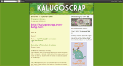 Desktop Screenshot of kalugoscrap.blogspot.com