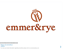 Tablet Screenshot of emmerrestaurant.blogspot.com