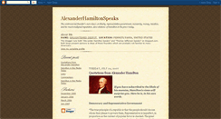 Desktop Screenshot of alexanderhamiltonspeaks.blogspot.com