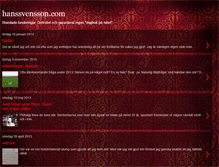 Tablet Screenshot of hanssvenssoncom.blogspot.com