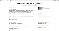 Desktop Screenshot of losingmoneyquick.blogspot.com