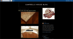 Desktop Screenshot of campbellshouseblog.blogspot.com