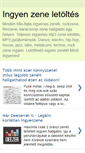 Mobile Screenshot of ingyen-zene.blogspot.com