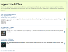 Tablet Screenshot of ingyen-zene.blogspot.com