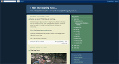 Desktop Screenshot of ifeellikesharingnow.blogspot.com