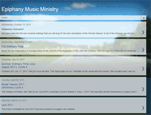 Tablet Screenshot of epiphanymusicministry.blogspot.com